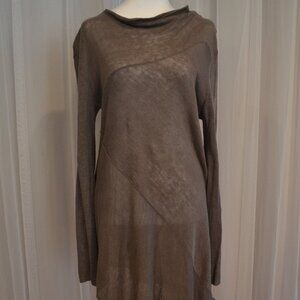 INHABIT Tunic, Size M, Taupe color
